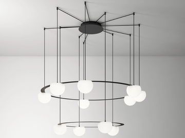 CIRC T-3815 / T-3816 - LED pendant lamp by Estiluz