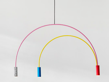VOLTA X MEMPHIS - LED aluminium pendant lamp by Estiluz