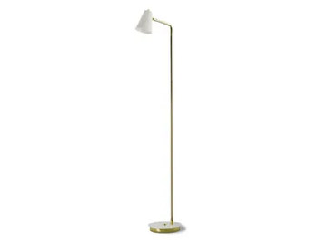 READ - Adjustable LED brass and iron floor lamp cordless by Estro