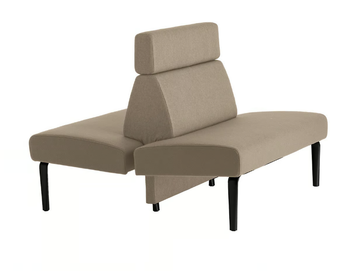 AMBIT 1057 - Fabric bench seating with back by Et al.