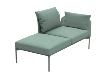 BLOOM 1208 DX/SX - Upholstered fabric day bed by Et al.