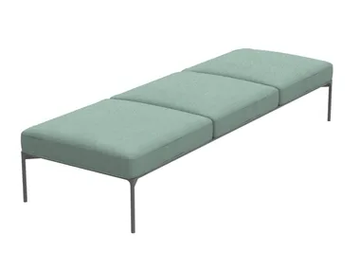 BLOOM 1215 - Upholstered fabric bench by Et al.