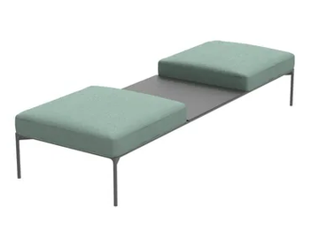 BLOOM 1225 - Upholstered modular fabric bench by Et al.