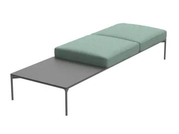 BLOOM 1230 - Upholstered modular fabric bench by Et al.
