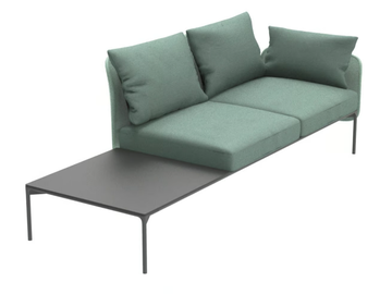 BLOOM 1232 DX/SX - Modular 2 seater fabric sofa by Et al.