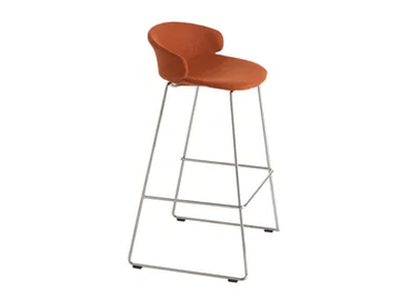 CLASSY 1085M - Sled base high fabric stool by Et al.