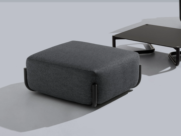 COSMO 1510 - Rectangular fabric pouf by Et al.