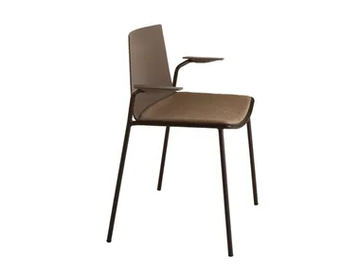 CUBA 621N - Chair with armrests with integrated cushion by Et al.