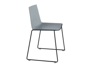 CUBA 622 - Stackable sled base polypropylene chair by Et al.
