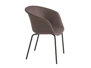 DUNK 1191M - Upholstered fabric chair with armrests by Et al.