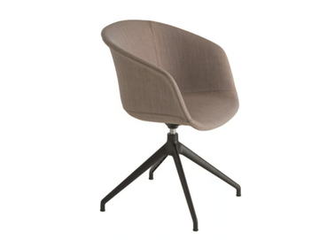 DUNK 1193M - Swivel fabric chair with armrests by Et al.