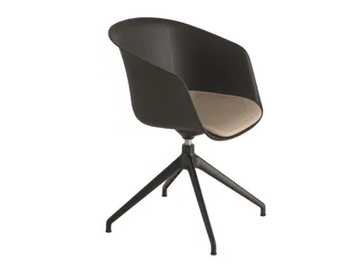 DUNK 1193N - Swivel polypropylene chair with integrated cushion by Et al.