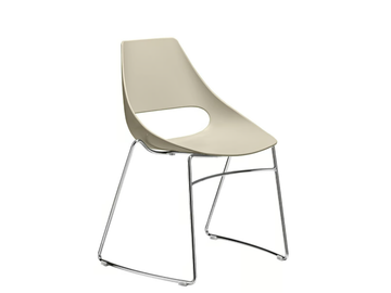 ECHO 152 - Stackable sled base technopolymer chair by Et al.