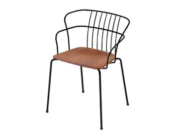FLINT 535-A - Garden chair with armrests by Et al.