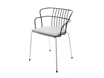 FLINT 535-AM - Garden chair with armrests by Et al.