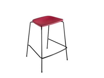 FLINT 549 - Polypropylene stool with footrest by Et al.