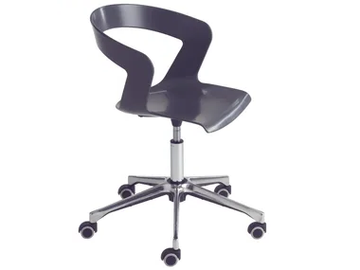 IBIS 002-DR - Swivel office chair with 5-Spoke base by Et al.