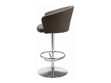 KICCA 320 - Swivel upholstered stool with armrests by Et al.