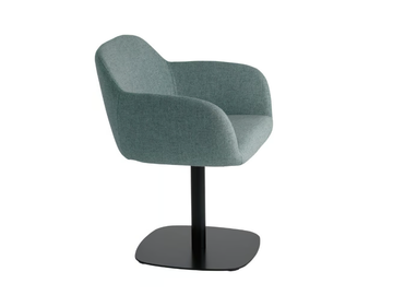 MYRA 675 - Swivel fabric easy chair with armrests by Et al.
