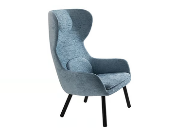 MYRA 682 - Bergere fabric armchair by Et al.