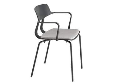 SNAP 1101N - Polypropylene chair with integrated cushion by Et al.