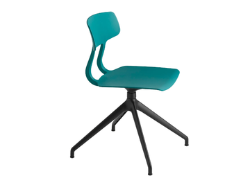 SNAP 1108 - Swivel trestle-based polypropylene chair by Et al.
