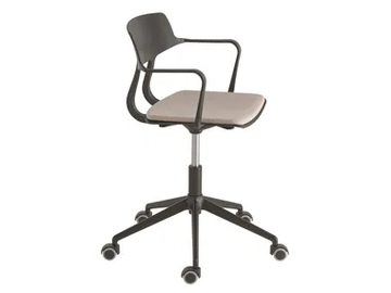 SNAP 1111N - Swivel aluminium office chair with armrests with 5-Spoke base by Et al.