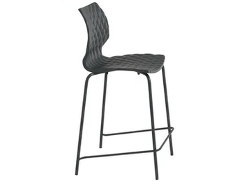 UNI 378B - Polypropylene stool with back by Et al.