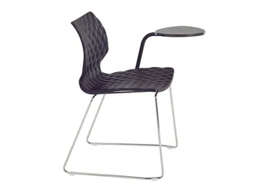 UNI 552T - Sled base training chair with writing tablet by Et al.