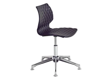 UNI 558-DP - Swivel plastic office chair with 5-Spoke base by Et al.