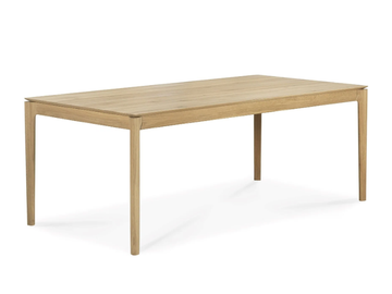 BOK - Extending rectangular oak table by Ethnicraft