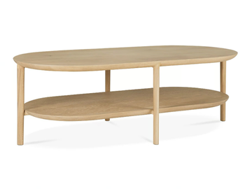 BOK - Oval oak coffee table by Ethnicraft