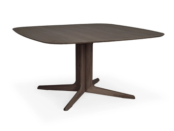 CORTO - Square oak table by Ethnicraft
