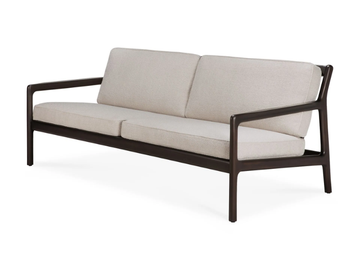 JACK - 2 seater mahogany sofa by Ethnicraft
