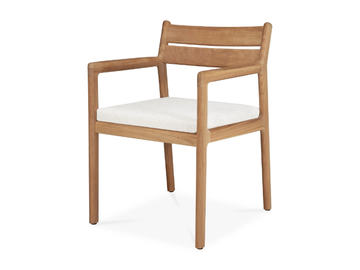 JACK - Teak garden chair with integrated cushion by Ethnicraft