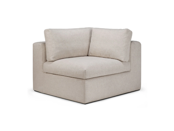 MELLOW - Corner upholstered fabric armchair by Ethnicraft