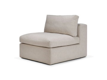 MELLOW - Upholstered fabric armchair by Ethnicraft