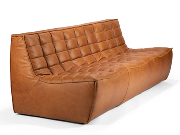 N701 - 3 seater leather sofa by Ethnicraft