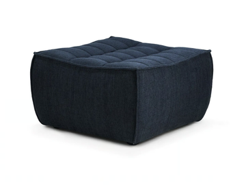 N701 - Upholstered square fabric pouf by Ethnicraft