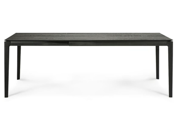 OAK BOK BLACK - Extending rectangular oak table by Ethnicraft