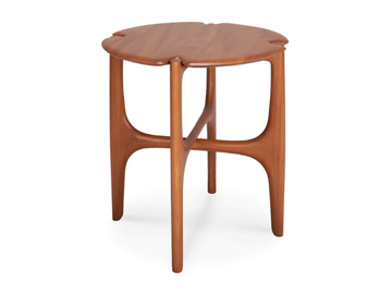 PI - Round mahogany coffee table by Ethnicraft