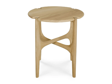 PI - Round oak high side table by Ethnicraft