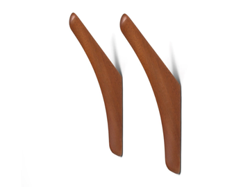 PI - Wall-mounted mahogany coat rack by Ethnicraft