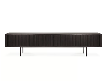 ROLLER MAX - Teak TV cabinet with sliding doors by Ethnicraft