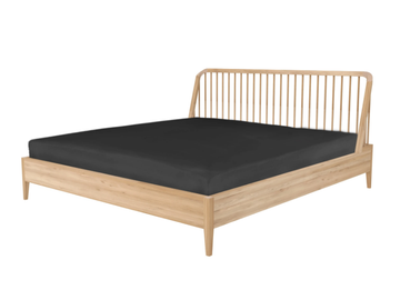 SPINDLE - Oak double bed by Ethnicraft
