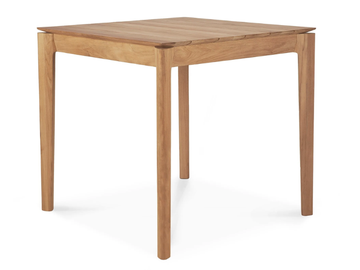 TEAK BOK - Square teak garden table by Ethnicraft