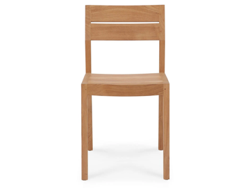 TEAK EX 1 - Teak garden chair open back by Ethnicraft