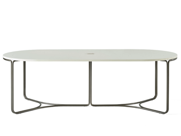 LAGOON - Oval MDF table by ETRO Home Interiors