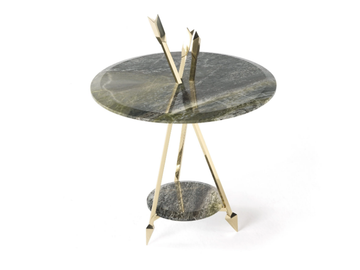 SAGITTA - Round marble side table by ETRO Home Interiors