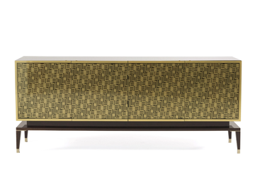 TIBESTI - Eucalyptus sideboard with doors by ETRO Home Interiors